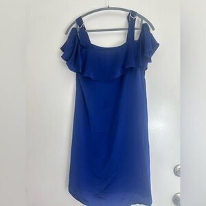 Drop Shoulders Dress Satin 6